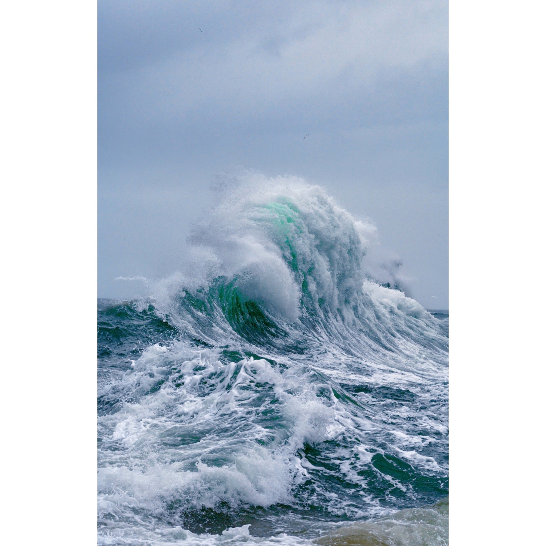 North Coast Wave Print - Liquid Mountains #17