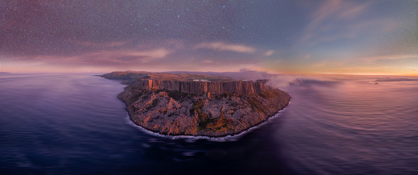 Fairhead Mist/ Moon/Stars Panoramic