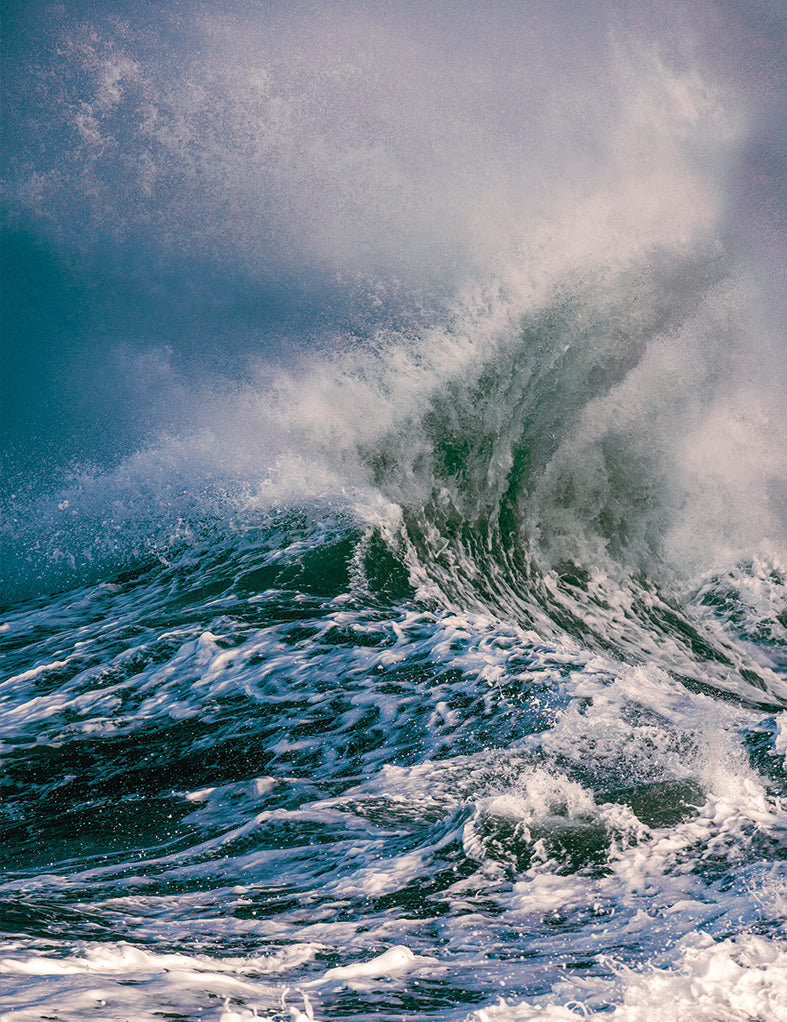North Coast Wave Print- Liquid Mountains # 15