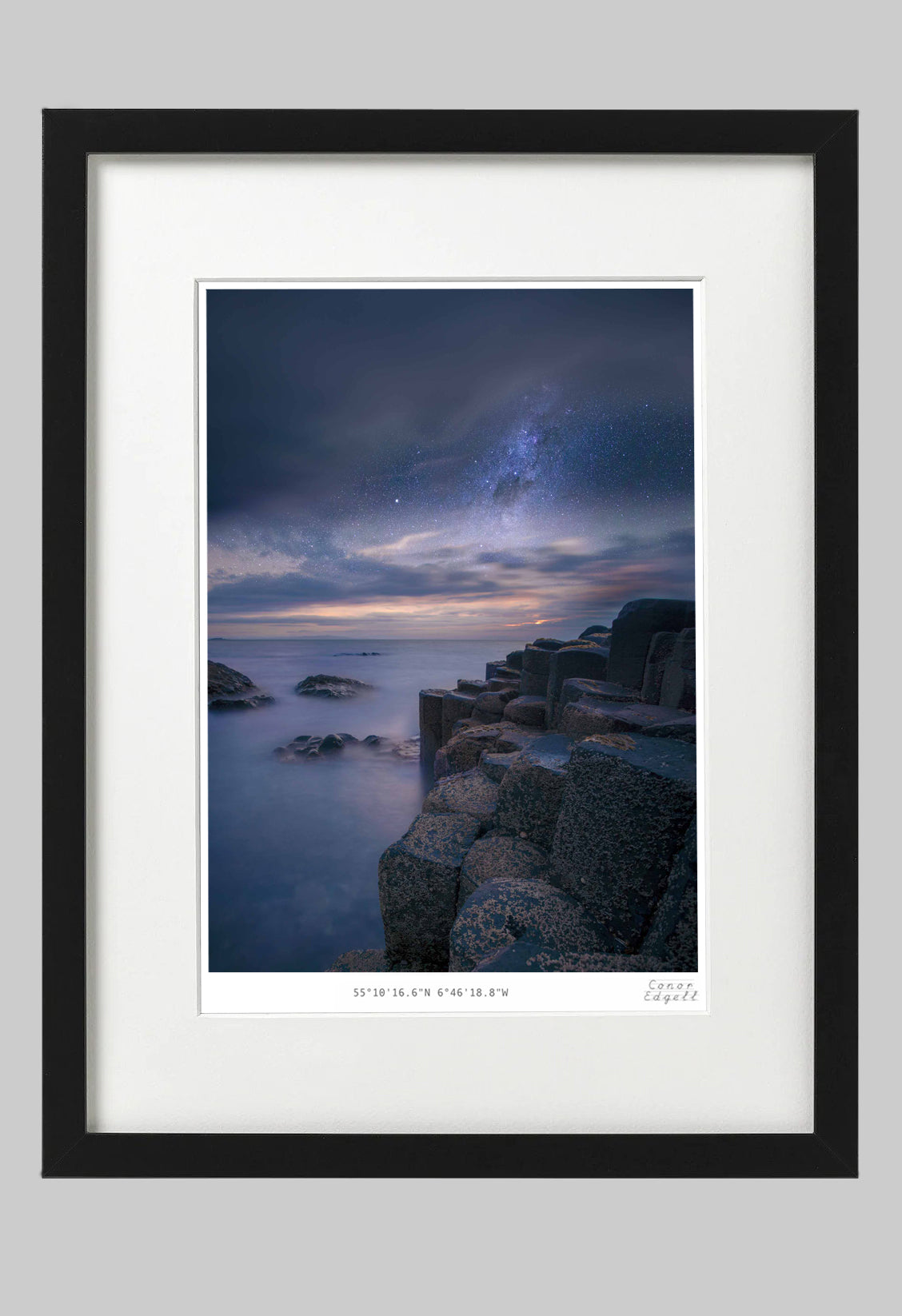 Giants Causeway with the Milky Way 5514624 N 630423 W