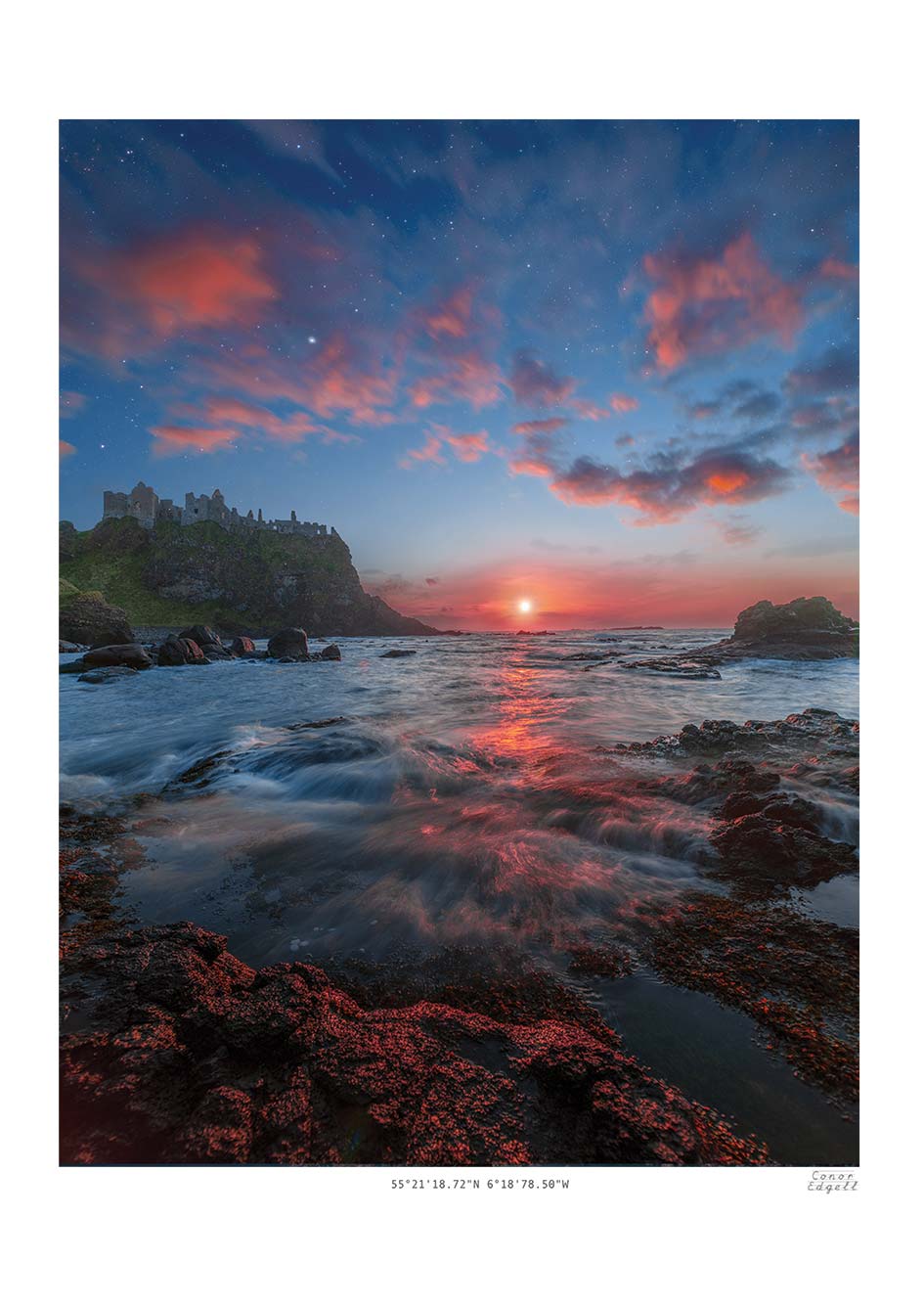 Dunluce Castle 55°12'44.1"N 6°34'38.1"W