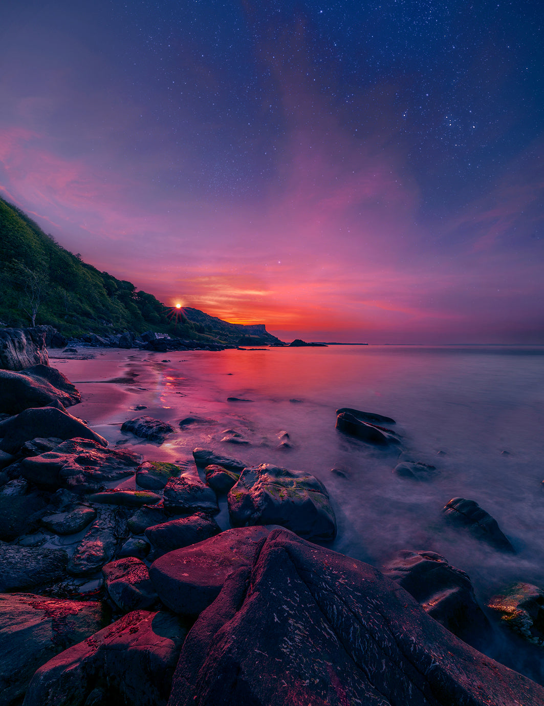 Murlough Bay Sunset 55°12'32.7"N 6°06'51.1"W