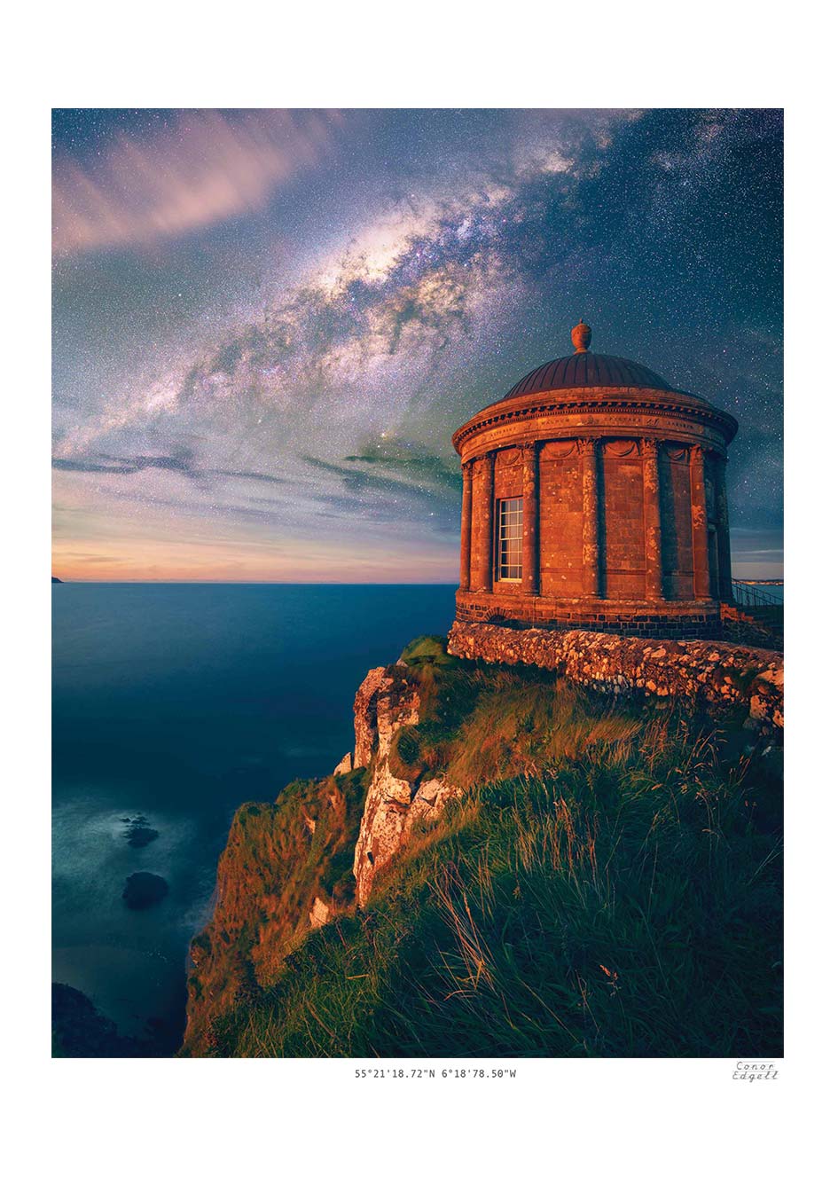 Mussenden Temple ‘55°10'03.7"N 6°48'40.0"W